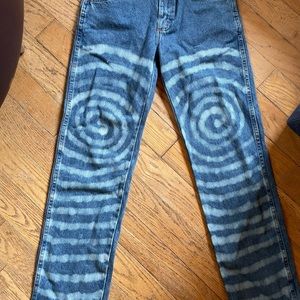 Bleached/Printed Jeans